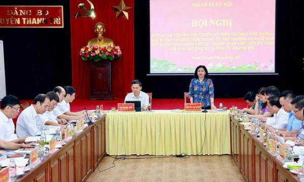 Hà Nội: Huyện Thanh Trì đã đạt 27/31 tiêu chuẩn thành lập quận