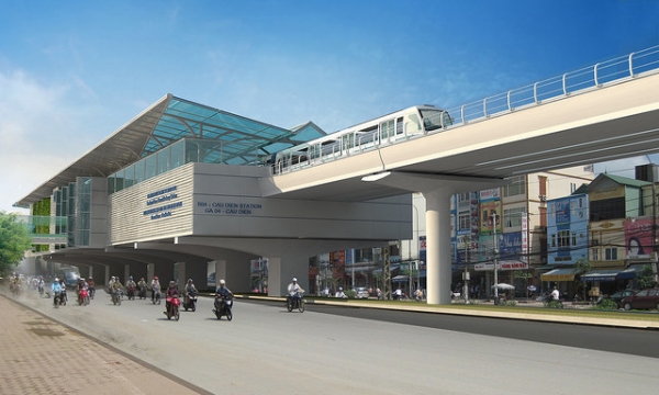 8 nhà ga trên cao của dự án Nhổn – ga Hà Nội cấp tốc về đích