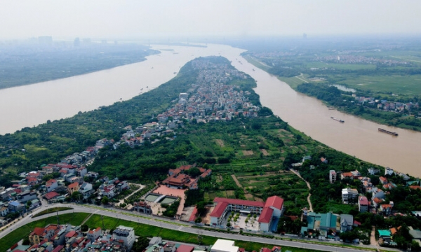 Cận cảnh khu dân cư bãi giữa sông Hồng buộc phải di dời