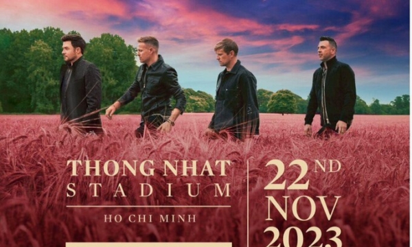 Nhóm nhạc huyền thoại Westlife đến Việt Nam biểu diễn vào tháng 11 năm nay