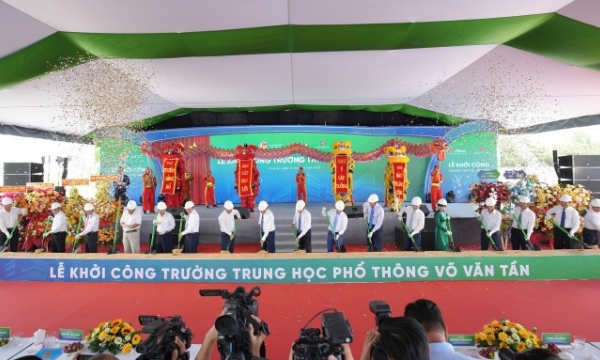 Khởi công xây dựng Trường THPT Võ Văn Tần