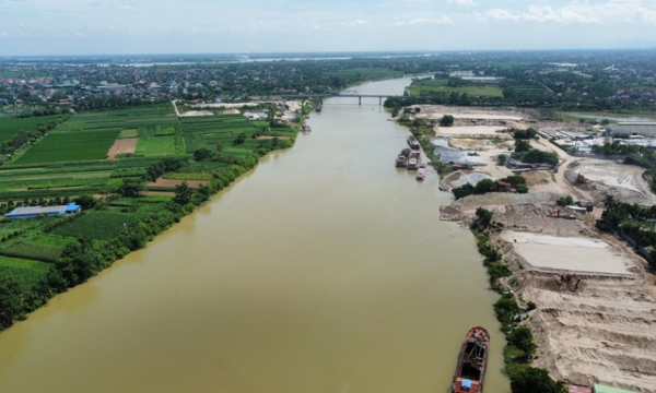Hải Dương tìm cách 'giải cứu' dự án kinh doanh vật liệu xây dựng ngoài đê sông Thái Bình