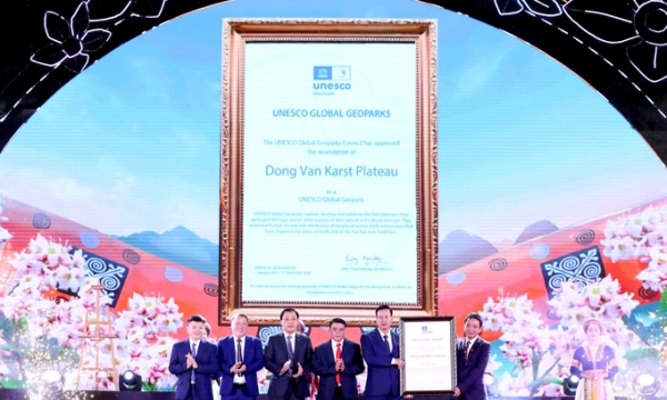 Hà Giang đón nhận danh hiệu Công viên Địa chất Toàn cầu lần thứ 3