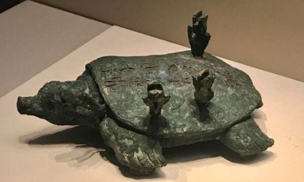 Lão nông đi câu cá phát hiện con rùa có 4 mũi tên đồng cắm trên lưng: Chuyên gia cổ vật khẳng định giá trị lên tới 6.000 tỷ đồng