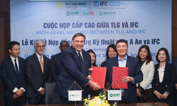 IFC hợp tác với Tập đoàn Tân Long sản xuất lúa gạo bền vững
