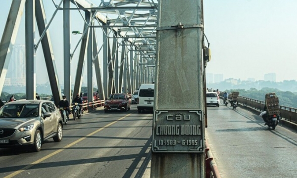 Hà Nội: Phân luồng tổ chức giao thông trên cầu Chương Dương