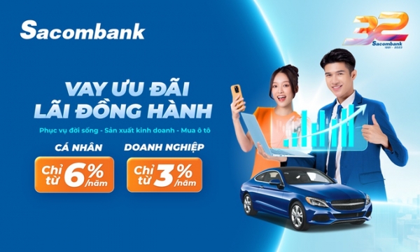 Cuối năm, Sacombank tăng nguồn vốn và giảm sâu lãi suất cho vay