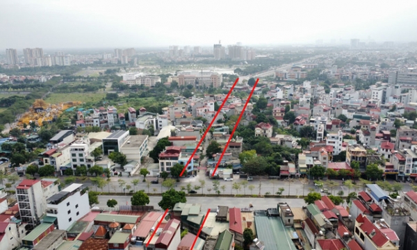 Cận cảnh vị trí 5 tuyến đường sắp được mở rộng tại quận Long Biên