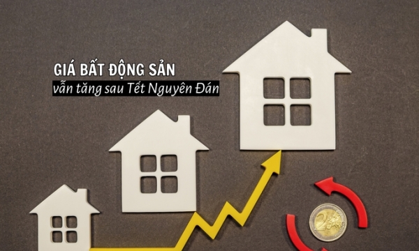 Giá bất động sản vẫn tăng sau Tết Nguyên Đán