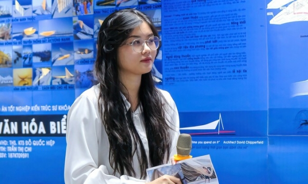Chân dung nữ sinh Việt giành giải Nhất đồ án kiến trúc thế giới nhờ thiết kế 'Bảo tàng văn hoá biển miền Trung, Bình Thuận'