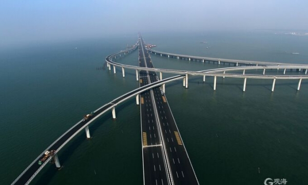 Cầu vượt biển chi phí ‘khủng’ 164.000 tỷ, từng giữ 'ngôi vương thế giới' với chiều dài hơn 40km