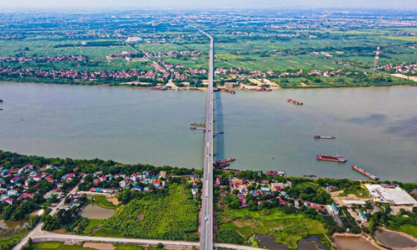 Cầu vượt sông dài nhất Việt Nam: Gấp đôi cầu Long Biên, sẽ trở thành điểm kết nối 2 trung tâm công nghiệp miền Bắc