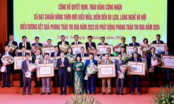 Hà Nội: Huyện Thanh Trì đạt 30/34 tiêu chuẩn thành lập quận