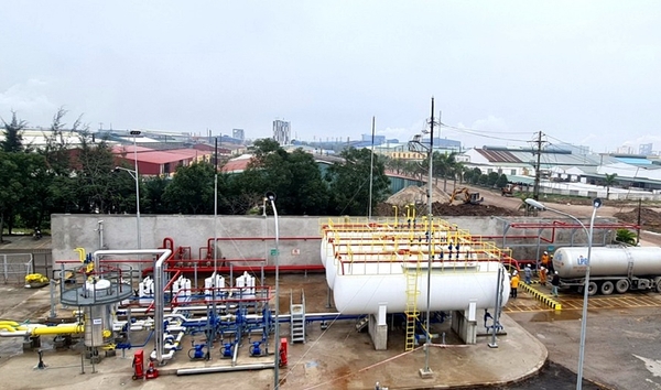 PV GAS DISTR vận hành hệ thống cấp bù LPG Tiền Hải - Thái Bình