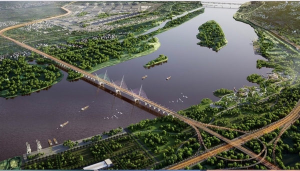 TP. Hà Nội nói gì về vụ cây cầu 8.000 tỷ bắc qua sông Hồng bị nghi 'đạo nhái'?