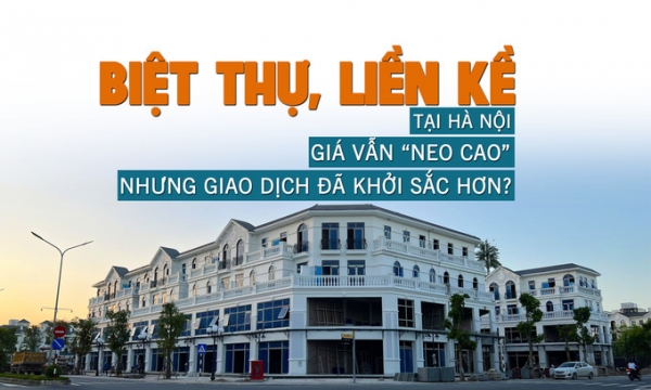 Biệt thự, liền kề tại Hà Nội: Giá vẫn “neo cao” nhưng giao dịch đã khởi sắc hơn?