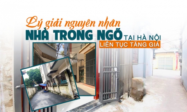 Lý giải nguyên nhân nhà trong ngõ tại Hà Nội liên tục tăng giá