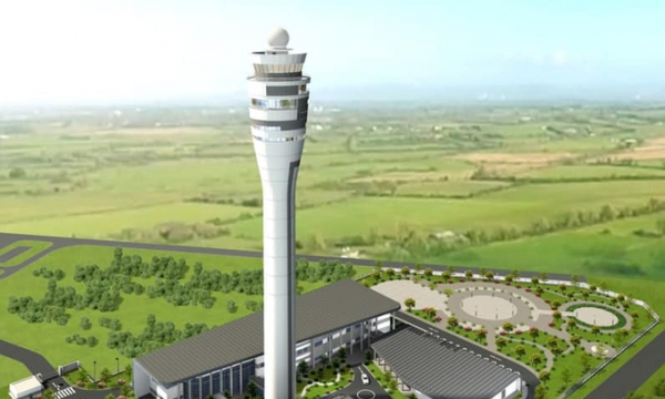 Diện mạo đài kiểm soát không lưu 3.500 tỷ đồng tại siêu dự án sân bay lớn nhất Việt Nam: Tạo hình búp sen độc đáo cao tới 123m