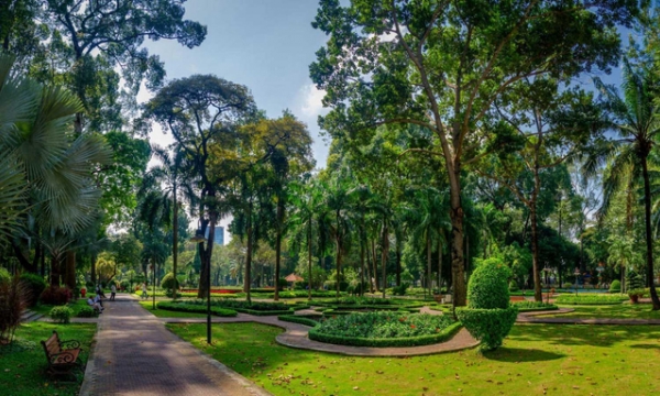 Giữa trung tâm thành phố đông đúc bậc nhất Việt Nam, hàng loạt công viên xanh xuất hiện như 'điều hòa' không khí cho người dân
