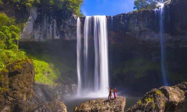 Phát hiện thác nước được ví như 'nàng công chúa ngủ trong rừng' cách trung tâm thành phố Pleiku khoảng 150km