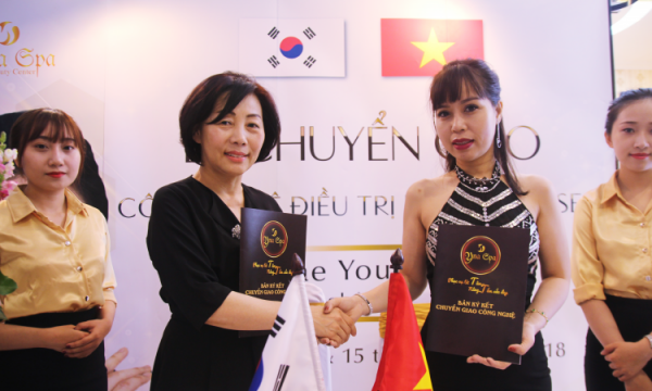 Thẩm mỹ Yna Spa tiếp nhận công nghệ làm đẹp từ Hàn Quốc