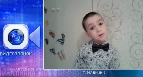 Bác nông dân và bé trai 4 tuổi chất vấn Tổng thống Putin