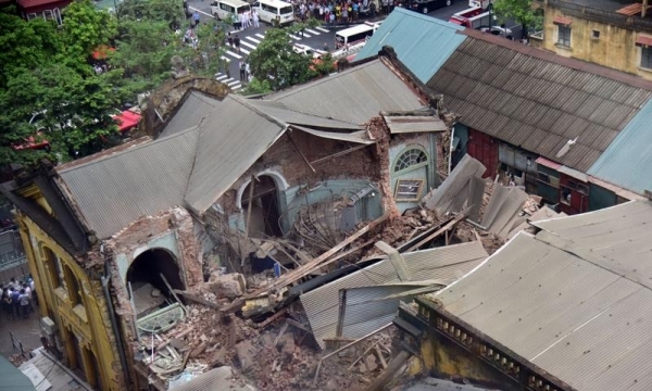 Tin mới cập nhật về nhà cổ bị sập ở 107 Trần Hưng Đạo