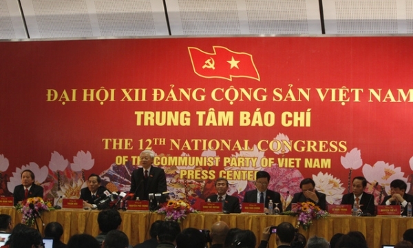 Tổng bí thư Nguyễn Phú Trọng họp báo: Đại hội XII thành công 'rất' tốt đẹp