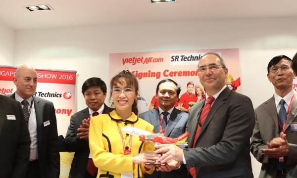 Vietjet ký kết nhiều thỏa thuận tại Triển lãm Singapore Airshow 2016