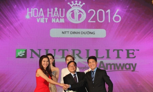 Nutrilite tài trợ dinh dưỡng độc quyền cho cuộc thi Hoa Hậu Việt Nam 2016
