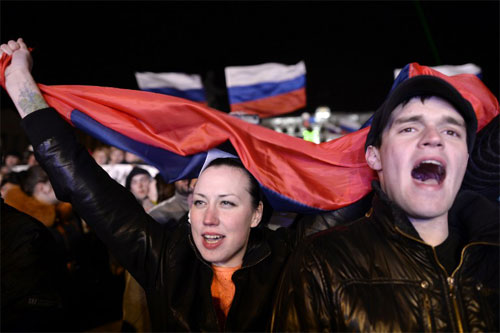 95% người Crimea muốn sáp nhập vào Nga