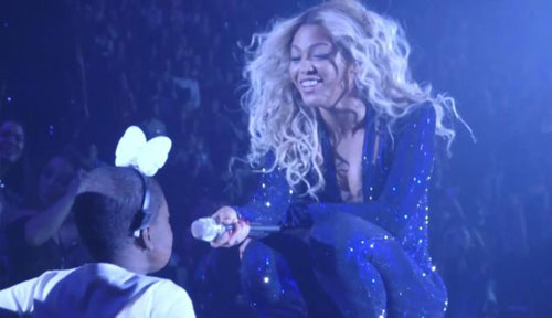 Beyonce nhảy và hát với bé gái mắc bệnh hiểm nghèo
