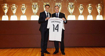 Chicharito chính thức đến Real Madrid theo dạng mượn từ Man United