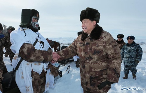 Chủ tịch Trung Quốc thăm lính biên phòng trước Tết