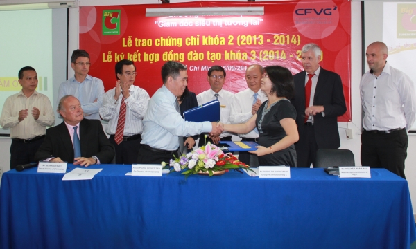Chương trình hợp tác đào tạo Mini MBA “Giám đốc siêu thị tương lai”  giữa Hệ thống siêu thị Big C và Trung tâm Pháp Việt đào tạo về Quản lý (CFVG)