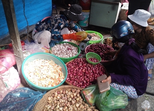 Đà Nẵng: Giá củ kiệu tăng mạnh