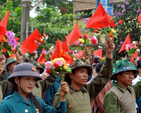 Diễu binh kỷ niệm 60 năm chiến thắng Điện Biên