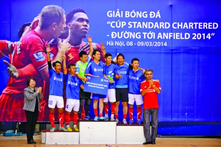 Đội bóng nghiệp dư của Việt Nam dự giải futsal ở Liverpool