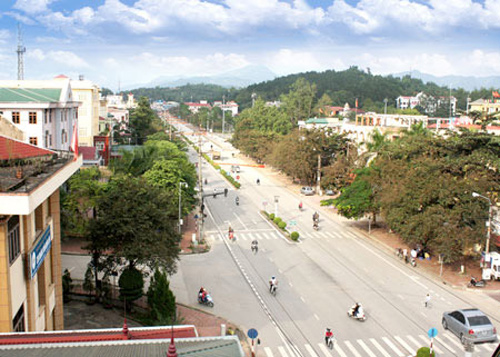 Đường đẹp nhất Điện Biên mang tên Võ Nguyên Giáp