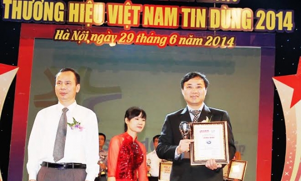 Dutch Lady đạt chứng nhận “Thương hiệu Việt Nam Tin Dùng 2014”