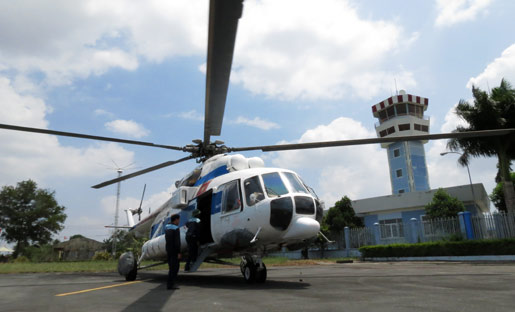 Hành trình trực thăng ‘quét’ quanh khu vực nghi vấn