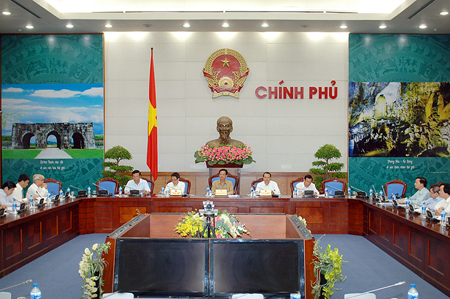 Khai mạc phiên họp Chính Phủ thường kỳ tháng 8 năm 2014