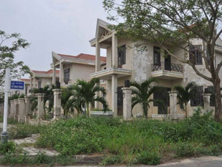 Khu biệt thự bị bầu Hiển bỏ hoang ở Đà Nẵng