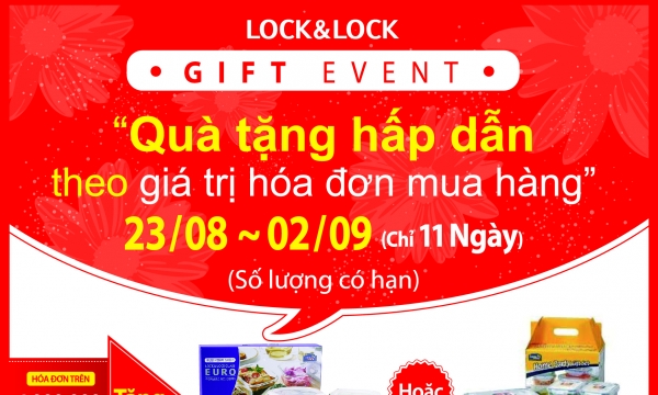 Lock & Lock tặng quà nhân dip 2 tháng 9