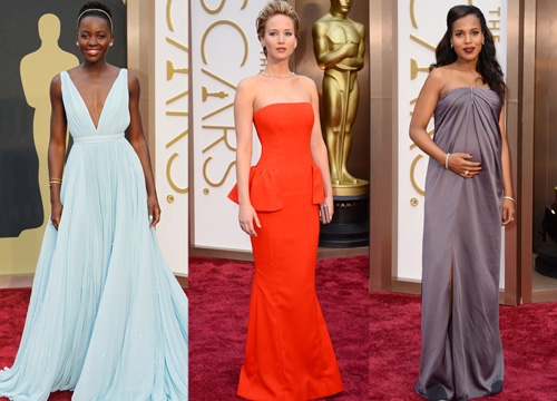 Những con số biết nói về thời trang thảm đỏ Oscar 2014
