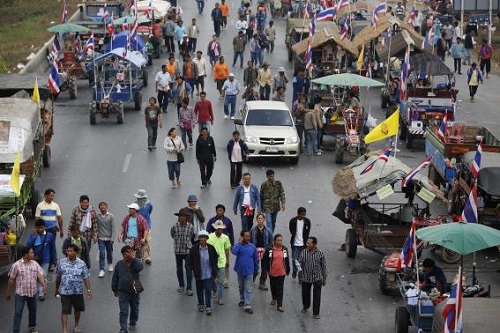 Nông dân Thái hoãn biểu tình máy cày ở Bangkok