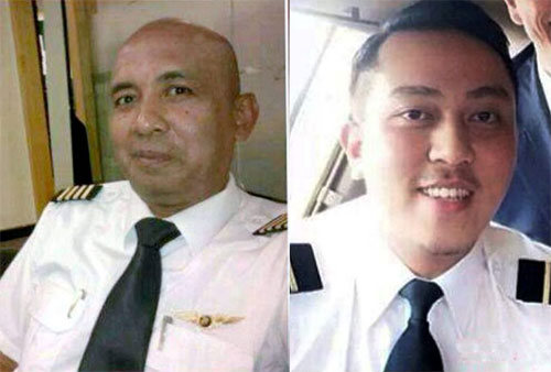 Phi công MH370 bị nghi ngờ