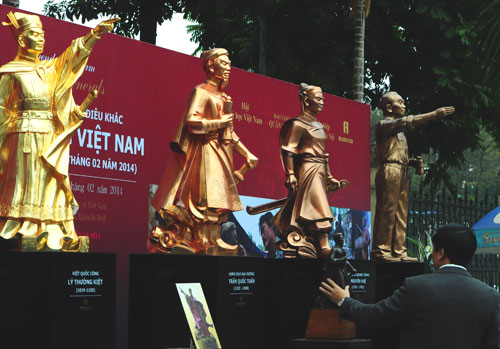 Ra mắt tượng 4 danh tướng Việt Nam