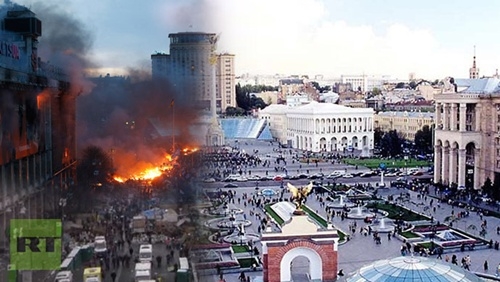Thủ đô Ukraine biến thành chiến trường
