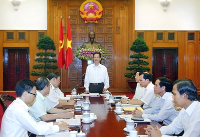 Thủ tướng Nguyễn Tấn Dũng chủ trì họp Ban cán sự Đảng Chính phủ